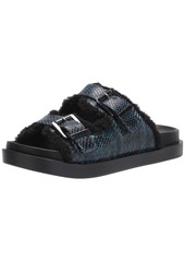 Aerosoles Women's Slide Sandal BLUE SNAKE