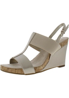 Aerosoles PLUSH BEHIND Womens T-strap wedge heel Easy slip-on styling Wedge Sandals