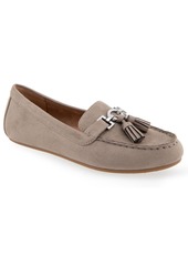 Aerosoles Women's Deanna Driving Style Loafers - Tan Faux Suede