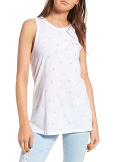 AG Adriano Goldschmied AG Addie Print Tank in True White/Blue Night at Nordstrom Rack