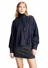 AG Adriano Goldschmied AG Jeans Women's ACOUSTIC CHAMBRAY BUTTON UP SHIRT eclipse Extra Small