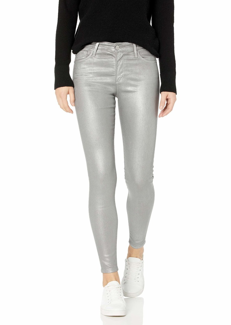 AG Adriano Goldschmied AG Jeans Women's Farrah HIGH-Rise Skinny FIT Ankle Pant Leatherette Chrome-Cast Iron