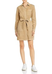 AG Adriano Goldschmied Women Justine Woven Military Style Button Down Dress  XS