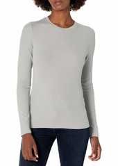 AG Adriano Goldschmied Women's LB Crewneck Long Sleeve TEE  S