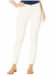 AG Adriano Goldschmied Women's Prima MID-Rise Cigarette Leg Skinny FIT Ankle Pant Ivory DUST
