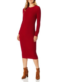 AG Adriano Goldschmied Women's Quaid Raglan Dress red Amaryllis
