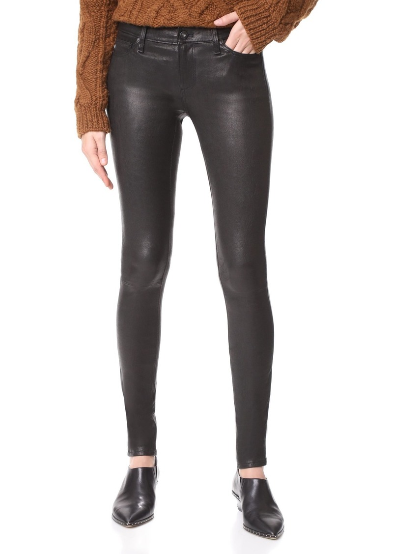 AG Adriano Goldschmied AG Jeans Women's The Legging Skinny Leather