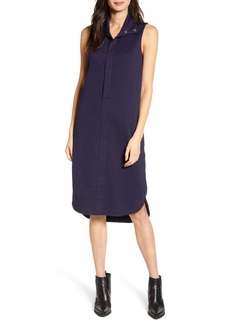 AG Adriano Goldschmied AG Bayle Sleeveless Shirtdress in Indigo Ink at Nordstrom Rack