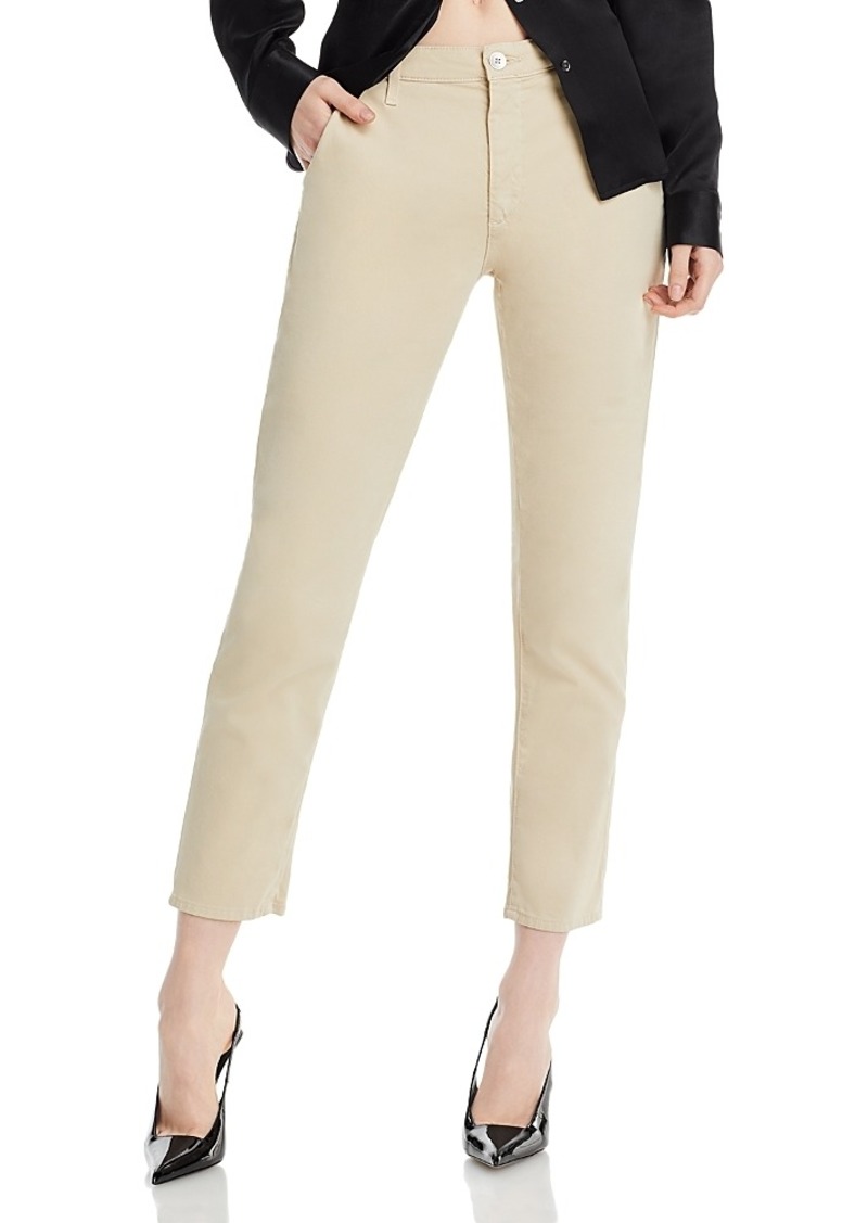 AG Adriano Goldschmied Ag Caden Straight Trousers in Cream Froth