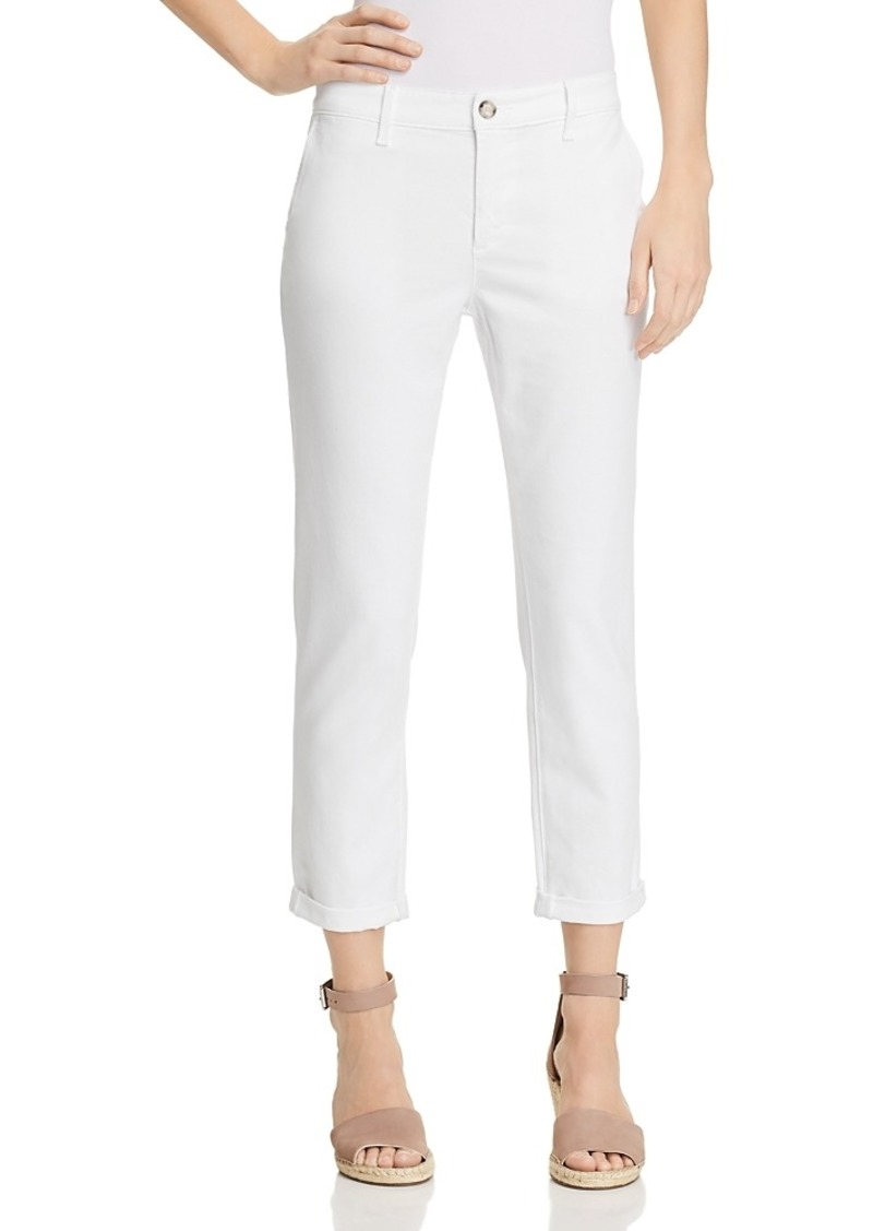 AG Adriano Goldschmied Ag Caden Straight Trousers in White
