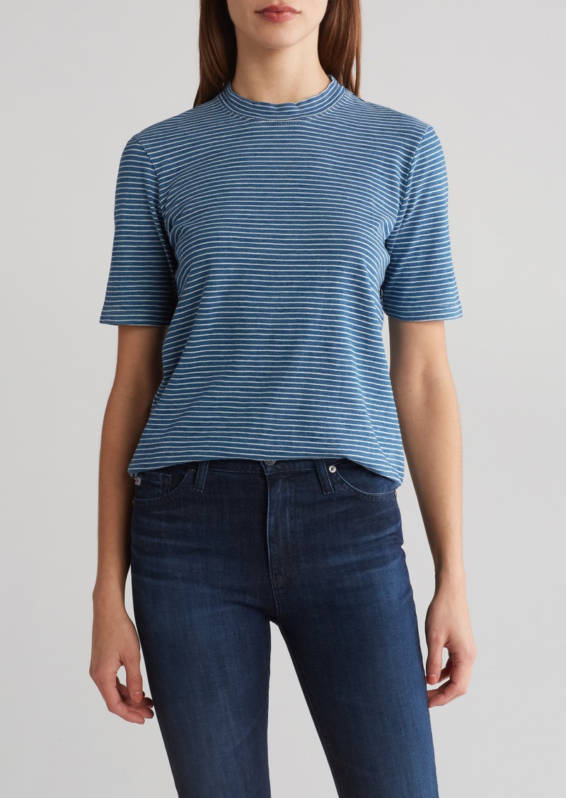 AG Adriano Goldschmied AG Cone Stripe Cotton T-Shirt in Ikdten at Nordstrom Rack