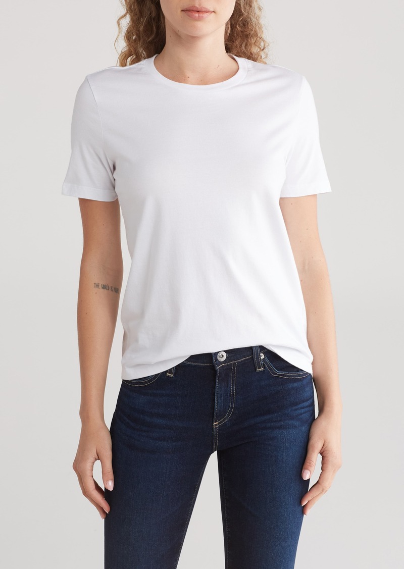 AG Adriano Goldschmied AG Crewneck Cotton T-Shirt in True White at Nordstrom Rack