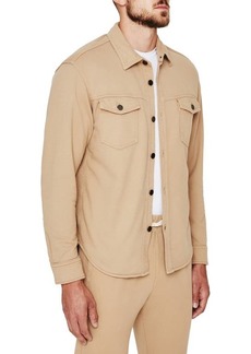 AG Adriano Goldschmied AG Elias Cotton Overshirt in Studio Taupe at Nordstrom