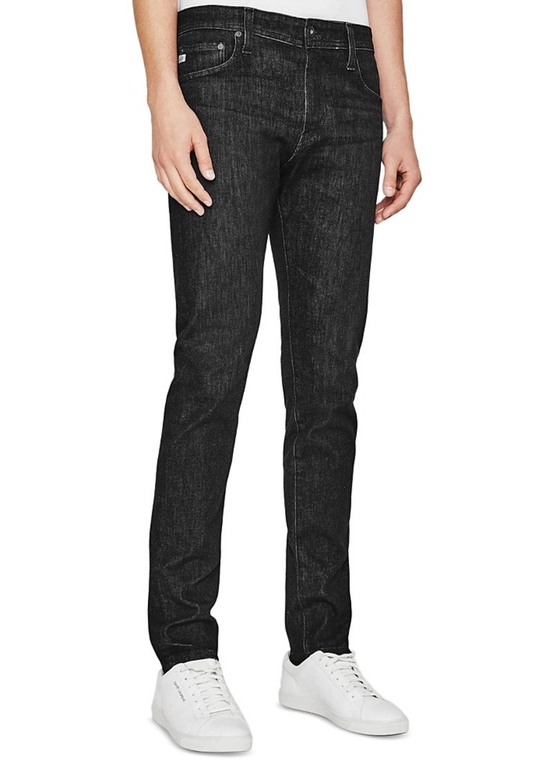 AG Adriano Goldschmied Ag Everett Straight Jeans in Black Marble