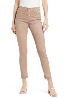 AG Adriano Goldschmied AG Farrah High Waist Ankle Skinny Jeans in Mauve Orchid at Nordstrom