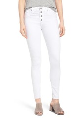 AG Adriano Goldschmied AG Farrah High Waist Ankle Skinny Jeans in White at Nordstrom