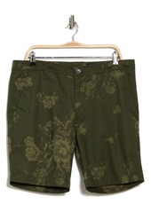AG Adriano Goldschmied AG Flora Print Slim Fit Shorts in Flora Canyon Moss at Nordstrom Rack