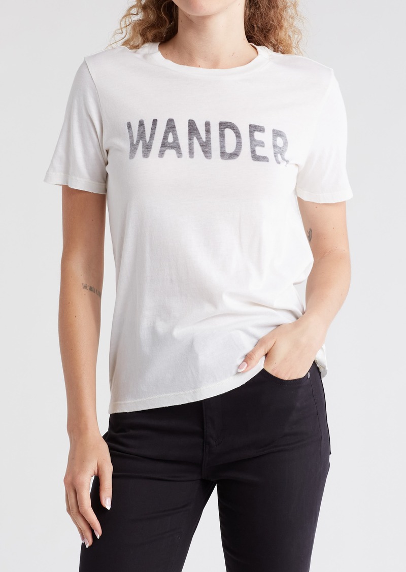 AG Adriano Goldschmied AG Harrison Cotton Graphic T-Shirt in Vintage White Wanderer at Nordstrom Rack