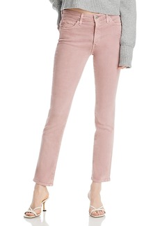 AG Adriano Goldschmied Ag High Rise Ankle Slim Straight Jeans in Rose Blush