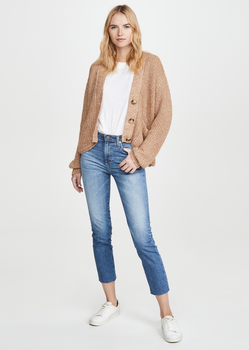 ag isabelle high rise straight crop