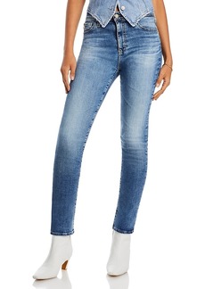 AG Adriano Goldschmied Ag Mari High Rise Slim Straight Jeans in 15 Years Shoreline