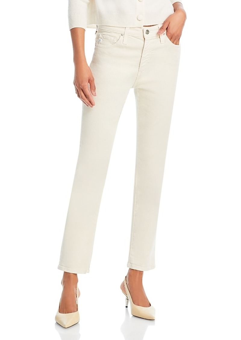 AG Adriano Goldschmied Ag Mari High Rise Slim Straight Jeans in Opal Stone