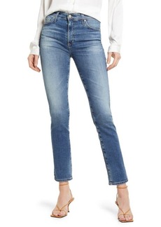 AG Adriano Goldschmied AG Mari High Waist Ankle Slim Straight Leg Jeans in 15 Years Shoreline at Nordstrom