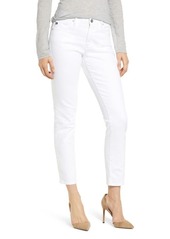 AG Adriano Goldschmied AG Prima Mid Rise Ankle Cigarette Jeans in White at Nordstrom