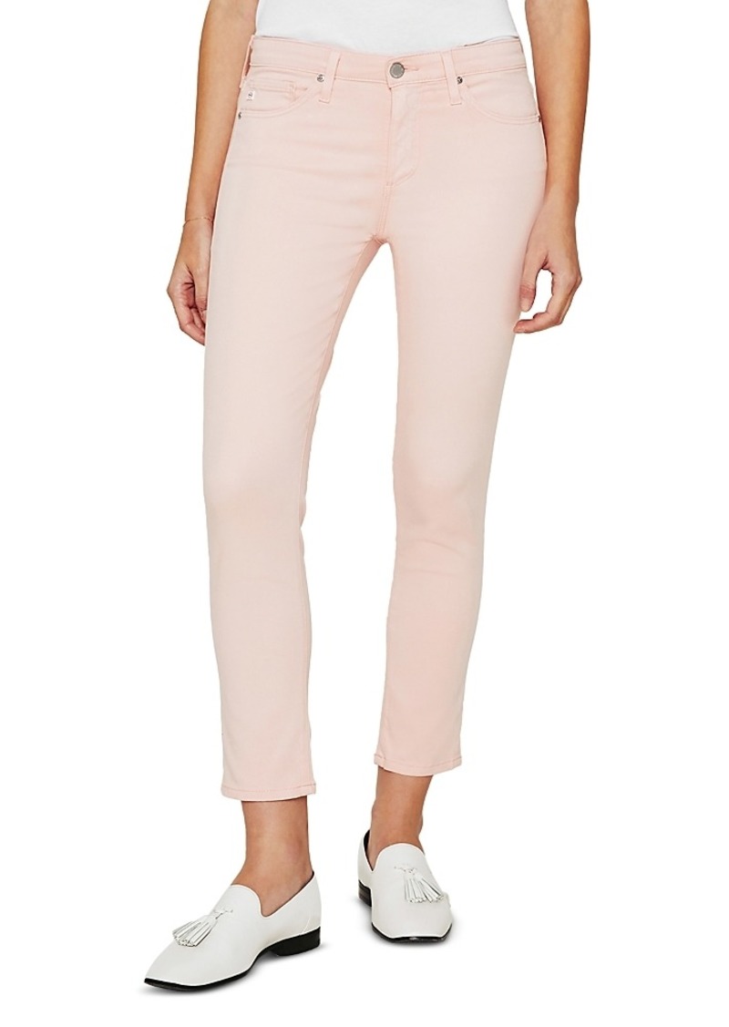 AG Adriano Goldschmied Ag Prima Mid Rise Crop Jeans in Pearl Mauve