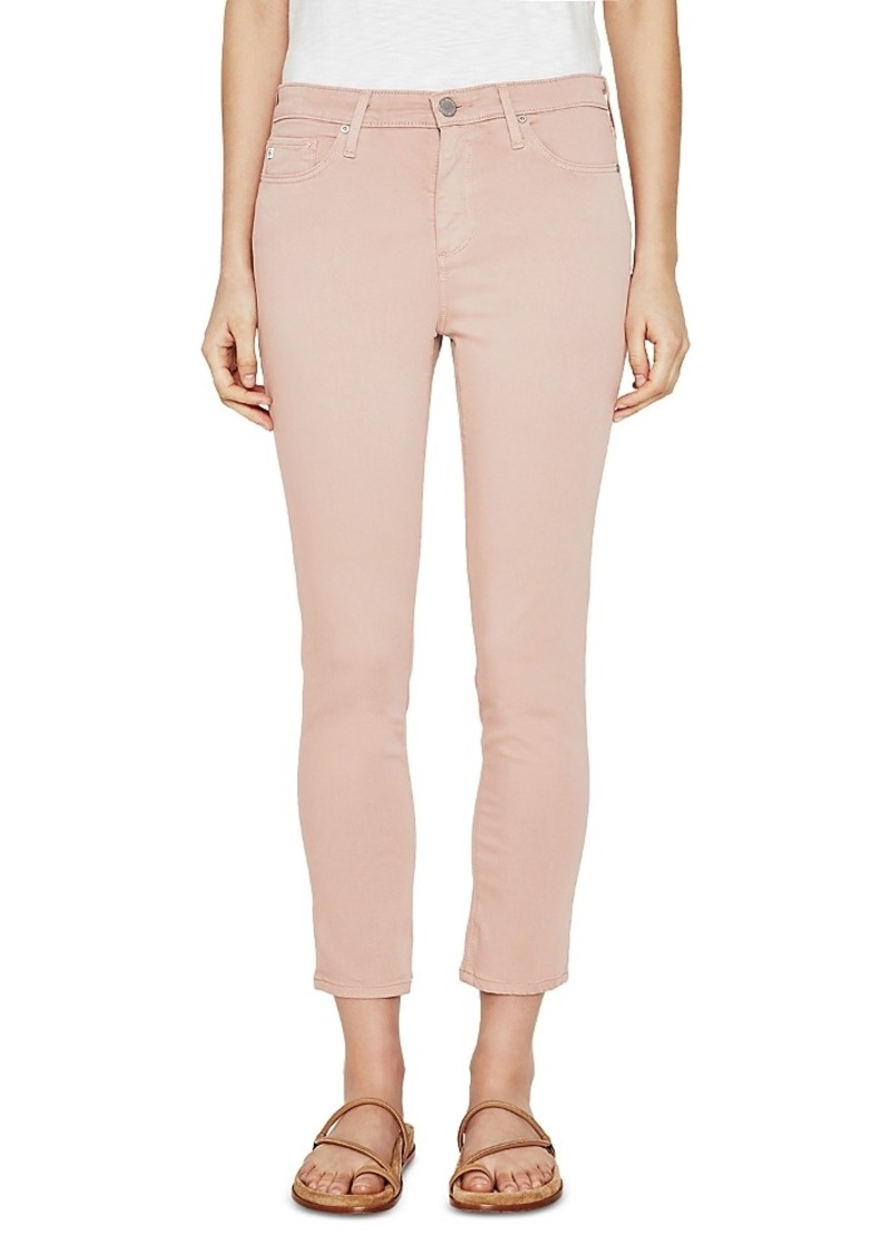 AG Adriano Goldschmied Ag Prima Mid Rise Crop Jeans in Rose Cloud
