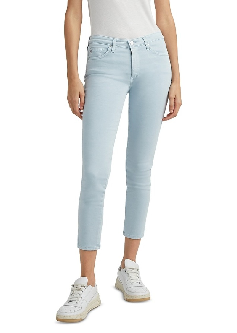 AG Adriano Goldschmied Ag Prima Mid Rise Crop Jeans in Sulfur Water Mist
