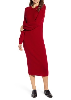 AG Adriano Goldschmied AG Quaid Knit Sweater Dress in Red Amaryllis at Nordstrom Rack