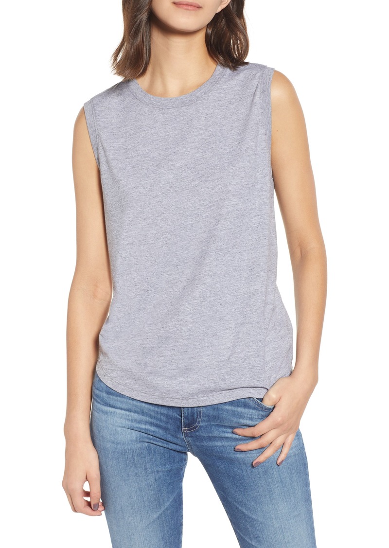 AG Adriano Goldschmied AG Ryker Relaxed Muscle Tank in Heather Grey at Nordstrom Rack