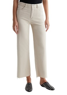 AG Adriano Goldschmied Ag Saige High Rise Cropped Wide Leg Jeans