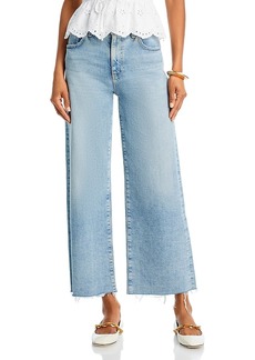 AG Adriano Goldschmied Ag Saige High Rise Wide Leg Cropped Jeans in Eclipsed