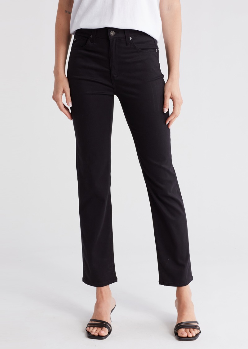 AG Adriano Goldschmied AG Saige High Waist Straight Leg Jeans in Black at Nordstrom Rack