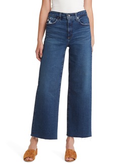 AG Adriano Goldschmied AG Saige Raw Hem High Waist Ankle Wide Leg Jeans in 9 Years Elmhurst at Nordstrom Rack