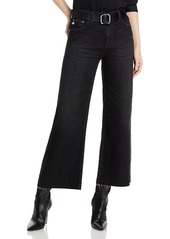AG Adriano Goldschmied Ag Saige High Rise Wide Leg Cropped Jeans in 6 Years Grandiose