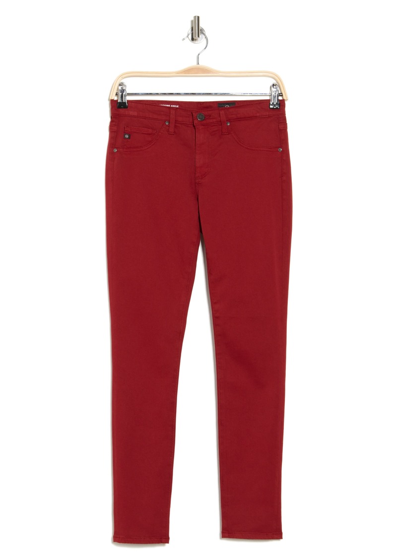 AG Adriano Goldschmied AG The Legging Ankle Jeans in Rich Scarlet at Nordstrom Rack