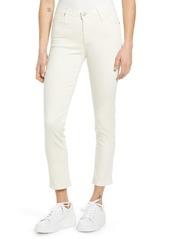 AG Adriano Goldschmied AG The Prima Crop Cigarette Jeans in Ivory Dust at Nordstrom