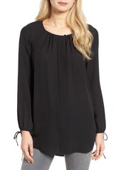 AG Adriano Goldschmied AG The Winters Silk Crepe Shirt in True Black at Nordstrom Rack