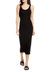 AG Adriano Goldschmied AG Trey Back Cutout Tank Dress in Florence Fog at Nordstrom Rack