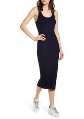 AG Adriano Goldschmied AG Trey Back Cutout Tank Dress in Florence Fog at Nordstrom Rack