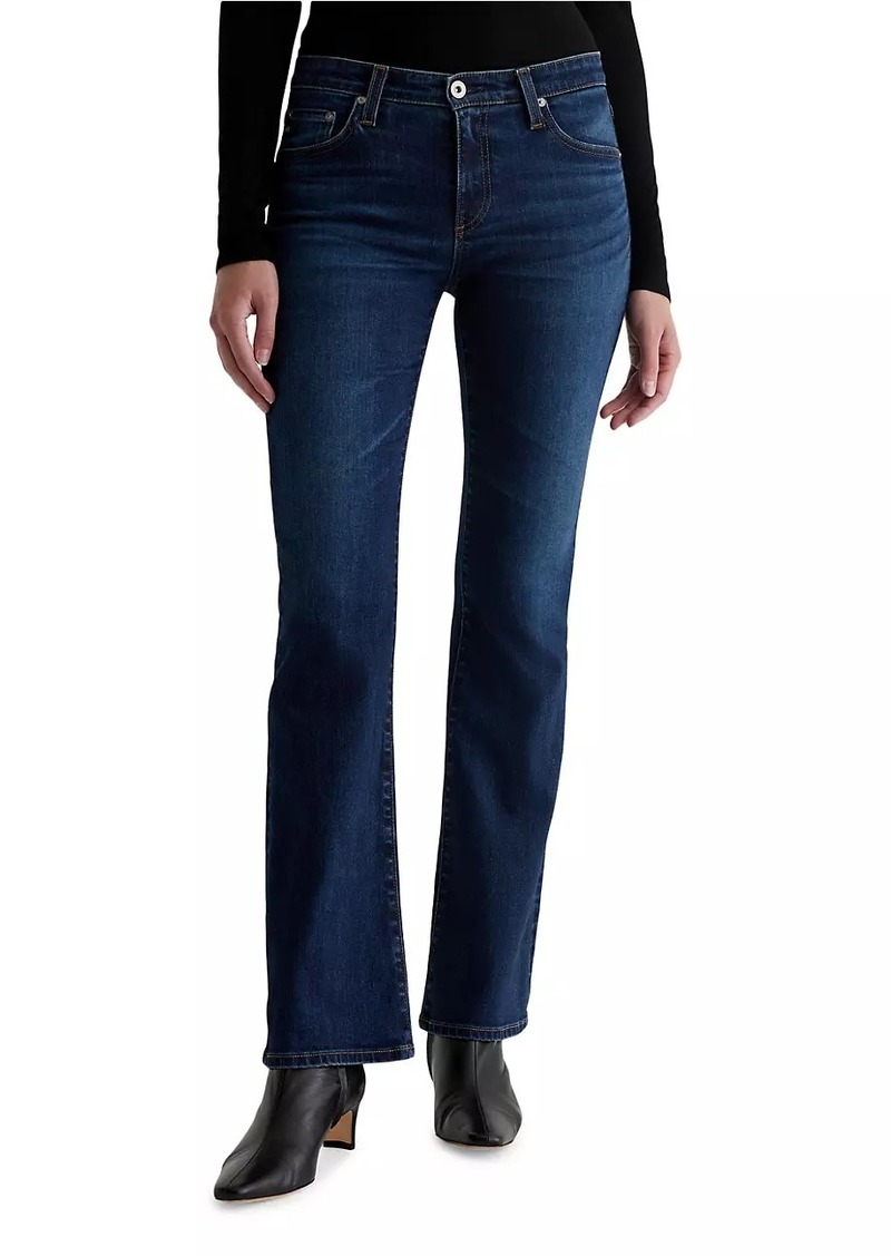 AG Adriano Goldschmied Angel Low-Rise Flared Jeans