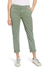 AG Adriano Goldschmied AG Caden Crop Twill Trousers in Sulfur Sweet Meadow at Nordstrom