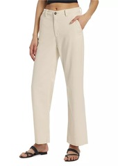 AG Adriano Goldschmied Caden Mid-Rise Straight-Leg Pants