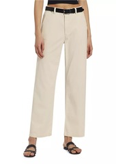 AG Adriano Goldschmied Caden Mid-Rise Straight-Leg Pants
