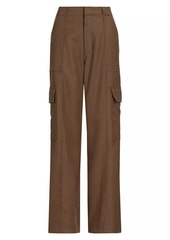 AG Adriano Goldschmied Emrata X AG Amia Wide-Leg Cargo Trousers