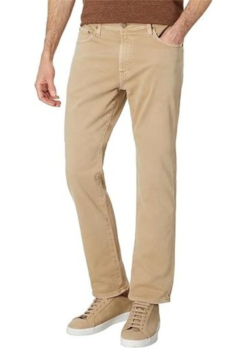 AG Adriano Goldschmied Everett Slim Straight Fit Jeans in 7 Years Sulfur Light Truffle