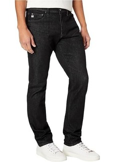 AG Adriano Goldschmied Everett Slim Straight Fit Jeans in Black Marble